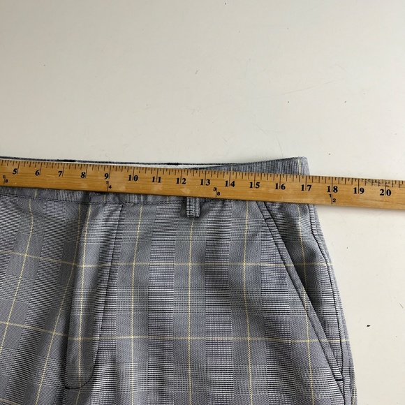 FootJoy Gray Glencheck Poly Stretch Casual Golf Shorts Mens 34 x 10" Inseam - Picture 6 of 8